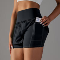 Shorts Deportivos De Mujer Para Gimnasio Y Tenis Con Bolsillos Pantalones Elásticos De Yoga Y Golf Entrenamiento Correr - details 19