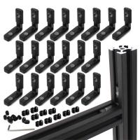 Juego De 100 Piezas De Tornillos Deslizantes M3 M4 M5 Para Perfiles De Extrusión De Aluminio 20 Series Material Carbono Acero Galvanizado - details 3