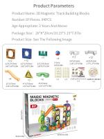 Bloques De Construcción Magnéticos 3D Para Niños 94PCS Juego Educativo De Carreras De Marmol Puzzle De Tubo De Asamblea Juguetes Para Regalos - details 9