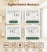 Interruptor Inteligente De Luz Girier Tuya ZigBee 3.0 Sin Cable Neutro Requiere Trabaja Con Alexa Google Home Soporte 2 Modos De Control - details 4