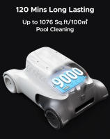 Kit de Maestro de Genkinno P2 Robot Pool Vacuum, Potencia de Succión de 2500GPH, Tiempo de Funcionamiento de 120 Minutos, con Gran Capacidad de Cesta, App OTA y Control Remoto, Tecnología AdaptiveSuc, para Hasta 100㎡/1000 pies cuadrados, Gris - Enchufe - details 16