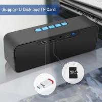 Altavoz Bluetooth portátil, Altavoz inalámbrico Bluetooth 5,0 with Graves Estéreo 3D Hi-Fi, Katería incorporada de 1500 mAh, Tiempo de reproducción 12H (Azul) - details 4