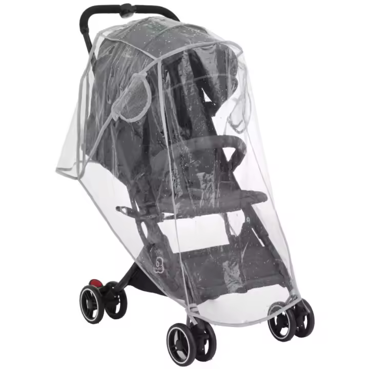 Capa Da Chuva Para Carrinho de passeio babyGO Stroller Weather Shield Transparent - 1