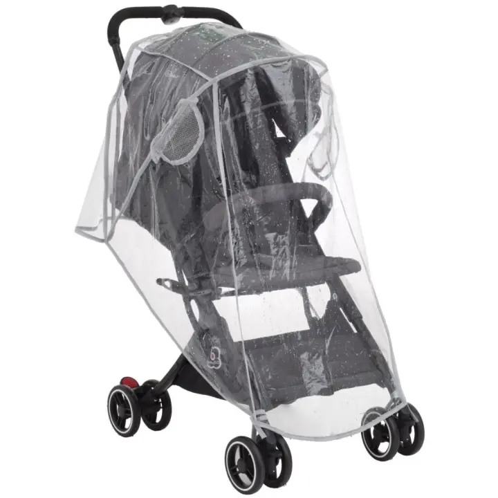 Capa Da Chuva Para Carrinho de passeio babyGO Stroller Weather Shield Transparent - 1