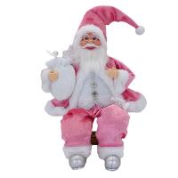 Decoración De Navidad Personaje Muñeco De Santa Claus Sentado De 14 Pulgadas Adorno Para Árbol De Navidad Juguete Regalo - details 6