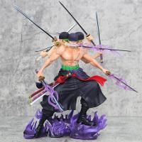 Figura De Acción Anime One Piece Roronoa Zoro 30cm PVC Juguete Coleccionable Para Niños Y Adultos Regalo De Cumpleaños - details 4