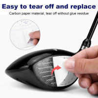 Cinta De Impacto De Golf 12-60pcs Etiquetas Para Clubs De Hierro Driver Madera Bola Registros De Golpe Entrenador De Swing Equipo De Golf Blanco Azul - details 11