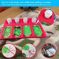 2pcs/set Organizador De Espuma Para Pintura Diamante Herramienta De Costura Mo Mosaic Accesorios Para Almacenamiento Cajas Y Contenedores - details 0