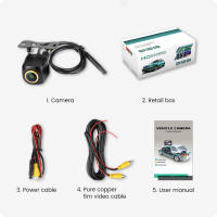 Cámara De Visión Trasera Para Coche GreenYi AHD 1920x1080P Lente Dorada De 170° Visión Nocturna Full HD IMX307 G817 Aluminio Acero Inoxidable - details 11