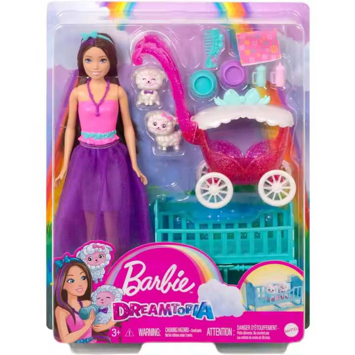 Barbie Dreamtopia Skipper juego de niñera Mattel HLC29 - 1
