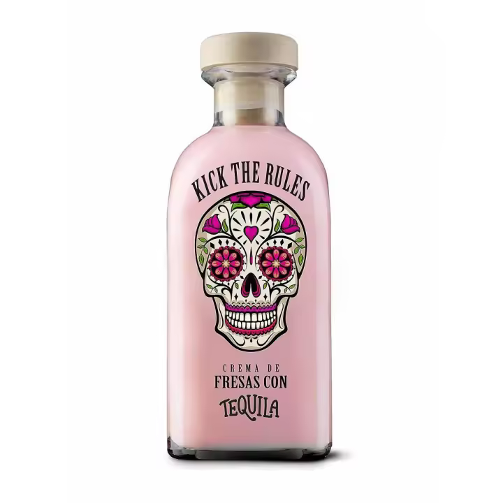 Licor Kick the Rules Crema de Fresa con Tequila - 1
