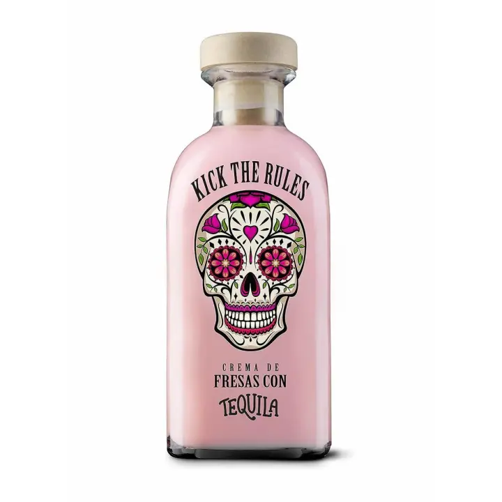 Licor Kick the Rules Crema de Fresa con Tequila - 1