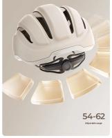 Casco De Motocicleta Y Bicicleta Integrado De Seguridad Respirable Para Hombres Y Mujeres Equipamiento De Ciclismo De Montaña Y Carretera - details 14
