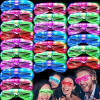 Lentes LED Para Fiesta En 6 Colores Neón Luces LED De Sombreros De Copa Para Adolescentes Y Adultos Regalos Para Fiesta De Cumpleaños Accesorios De Fiesta - details 0