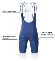 X-TIGER Shorts De Ciclismo Para Hombres Con Almohadilla De Alta Densidad Y Ajuste De 5 CM Para Viajes De Larga Distancia - details 11