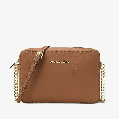Michael Kors Jet Set Bandolera de cuero para mujer | 32S4GTVC3L 230 - 1