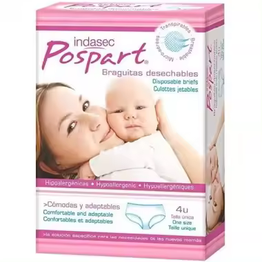 Braguitas Postparto Indasec 4 Uds. Indas - 1
