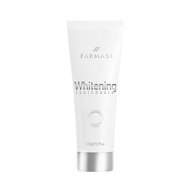 Pasta Dental Blanqueadora Farmasi con Ingredientes Naturales - Ayuda a Eliminar Manchas Superficiales y Protege los Dientes y Encías - 112 ml - 1