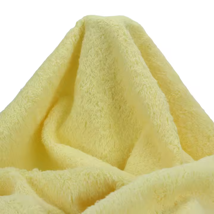 Almacenes Casa Angel TELA DE TOALLA RIZO DE FELPA AMARILLO CLARO POR METROS, ANCHO 280cm - 1