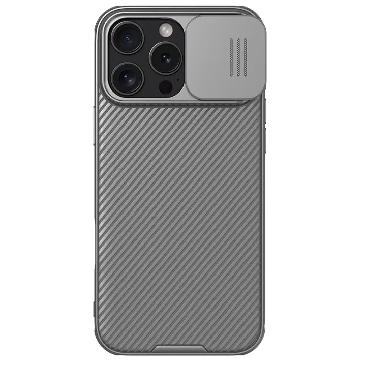 Funda Nillkin Para iPhone 16 pro Max/Pro/Plus/CamShield pro Cubierta De Cámara Deslizante Resistant to Arañazos Y Huellas Ligera Antideslizante PC + TPU - 1