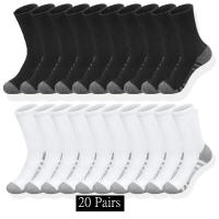 Calcetines Clásicos Para Hombre Anti-derrapantes Transpirables Deportivos Para Correr Y Baloncesto Pack De 10/20/30 Pares - details 2
