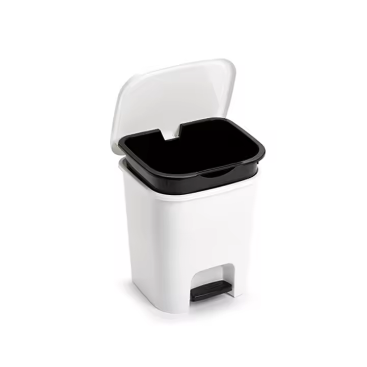 Cubo Pedal Smart 7.5 L Blanco - Extraíble y Fácil de Limpiar - 1