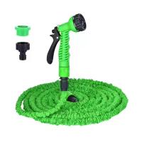 Maxia Market - Manguera de Jardín Extensible con Pistola Rociadora de 7 Funciones, Conectores de 1/2 y 3/4 Pulgadas, Manguera de Riego Flexible Resistente Ligero y Potatíl - details 0