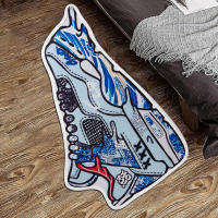 Alfombra De Entrada Antideslizante Super Absorbente Para Cocina Baño Sala De Estar Alfombrilla De Pies Al Aire Libre Ropa De Cama Estilo Europeo Y Americano Rectangular Striped DIY - details 6