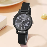 Reloj De Pulsera Para Mujer Con Correa De Silicona Reloj De Cuarzo Estilo Casual Con Marcadores Arábigos Material De Aleación Y Vidrio Regalo Ideal - details 3