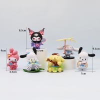 Caja Sorpresa Kawaii Sanrio Figura De Acción Cinnamoroll Pochacco Kuromi Juguete De Anime Modelo Muñeca My Melody Regalos Para Niños Y Adultos - details 11