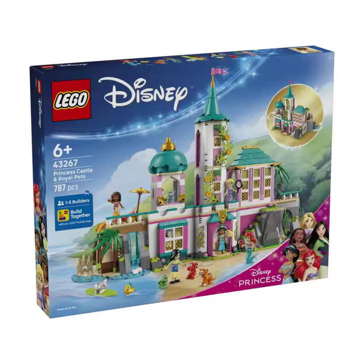 Lego Disney Princess Castillo de las Princesas y Mascotas Reales - 1