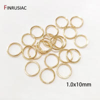 Anillos Saltarines De Oro Plateado 18K Real Para Fabricación De Joyas DIY 50-100 Pcs Por Bolsa Conectores De Anillos Partidos Accesorios De Venta - details 15