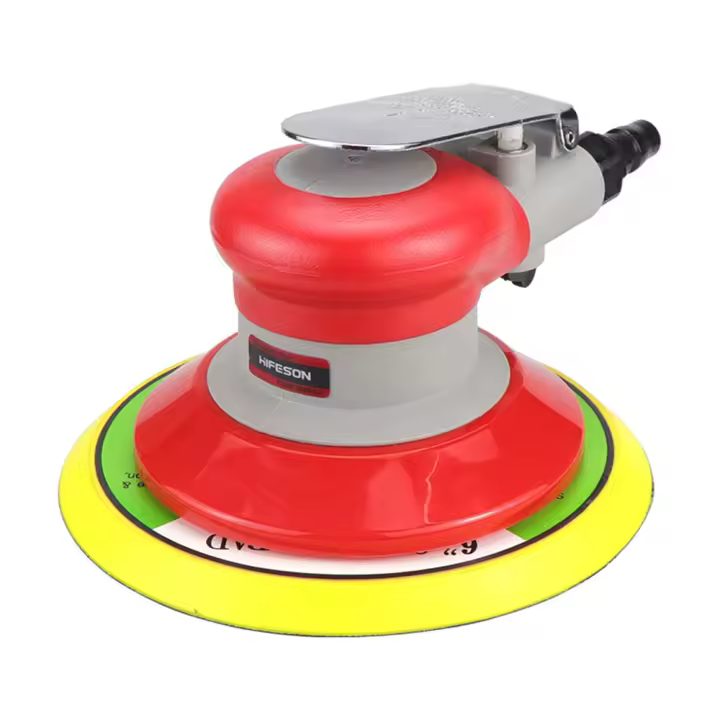 HIFESON Sopladora Orbital De Aire 5/6 Pulgadas Herramienta De Pulido Para Coche Madera Y Metal Velocidad Variable Peso 11.1KG - 1