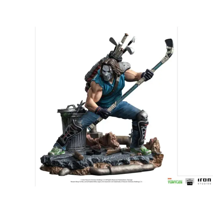 Iron Studios 	Tortugas Ninja Estatua BDS Art Scale 1/10 Casey Jones 19 cm - 1