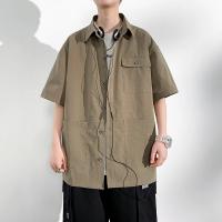 Camisa de Manga Corta para Hombre, Ropa Deportiva de Gran Tamaño 6XL 7XL 8XL 10XL, Informal y Formal, con Bolsillo Suelto, Alta Calidad - details 12