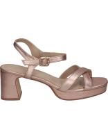 POLKA | Sandalias de tacón Polka para Mujer – Sandalias de Fiesta Color Rosa Gold – Sandalia Evento con Cierre de Hebilla – Tacón con tiras en color Rosa Gold – Tacón Medio  y Cómodo – Alta Calidad – Modelo 345 - details 0
