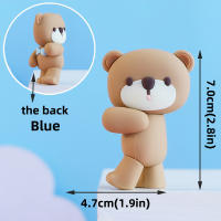 Toppers De Pastel Oso Oscuro Para Fiesta De Cumpleaños De Niños Y Niñas Decoración De Pastel Con Letras Oso Estrellas Nubes Para Baño De Muyerno - details 26