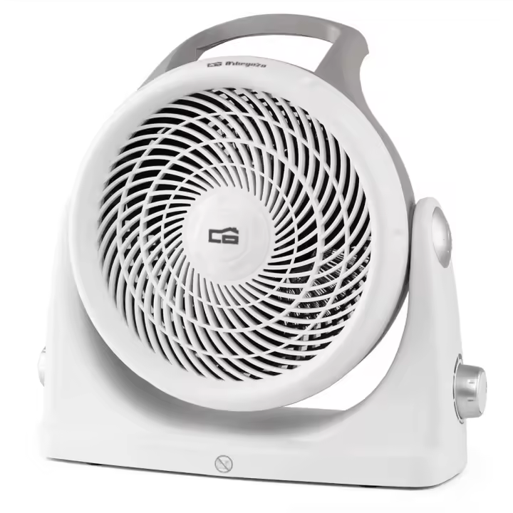 Orbegozo FH 6065 - calefactor compacto, 3 posiciones de funcionamiento, función ventilador, termostato regulable, giratorio, 2000 W - 1