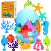 Juguete Educativo Para Baño De Bebé Delfín De Plástico ABS Juguete Flotante Interactivo Para Niños De 0 a 12 Años Juguete De Piscina Con Ventosa Animal Marino - details 6