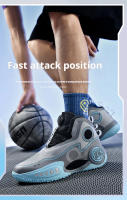 Nuevos Zapatos De Baloncesto Para Hombres 2024 Deportivos Transpirables Zapatillas De Atletismo Para Mujeres Entrenamiento Con Cordones Microfibra CANVAS Suela EVA Tamaño Medium - details 4