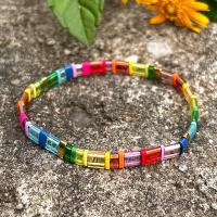 Pulsera De Cuentas TILA Bohemia Para Niñas Con Diseño Contrastante Y Colores Vibrantes Para Regalos Diarios Y Pilastramento - details 2