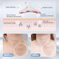 Instrumento de belleza para el cuello para eliminar las líneas del cuello y los pliegues nasolabiales, instrumento de belleza, instrumento de introducción reafirmante y lifting de luz facial, microcorriente EMS blanca - details 5