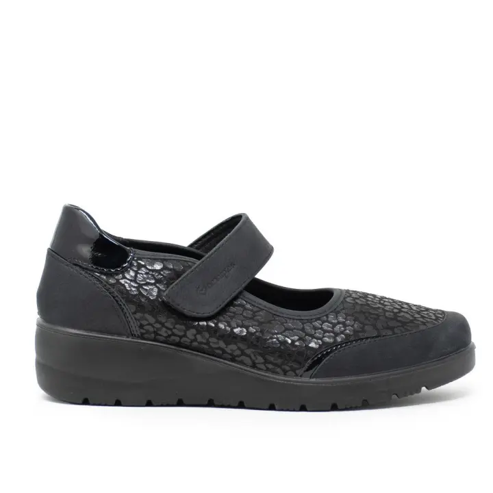 Zapatos casual mujer AMARPIES AST27005 MERCEDES VELCRO NEGRO 33811 24I - 1
