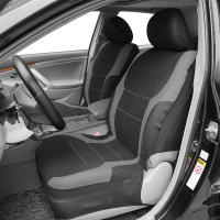 Cubiertas De Asiento De Coche Universal De Poliéster Diseño Deportivo Ajuste Para La Mayoría De Los Coches SUV Camiones Cuatro Estaciones Accesorios De Interior Para Coche - details 0
