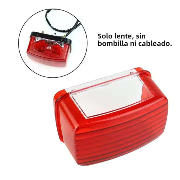 Lente De Faro Trasero Para ATV Cubierta De Faro Trasero Yamaha Grizzly Big Bear Bruin Kodiak Wolverine Rhino Viking Sin Búho Y Cable - 1
