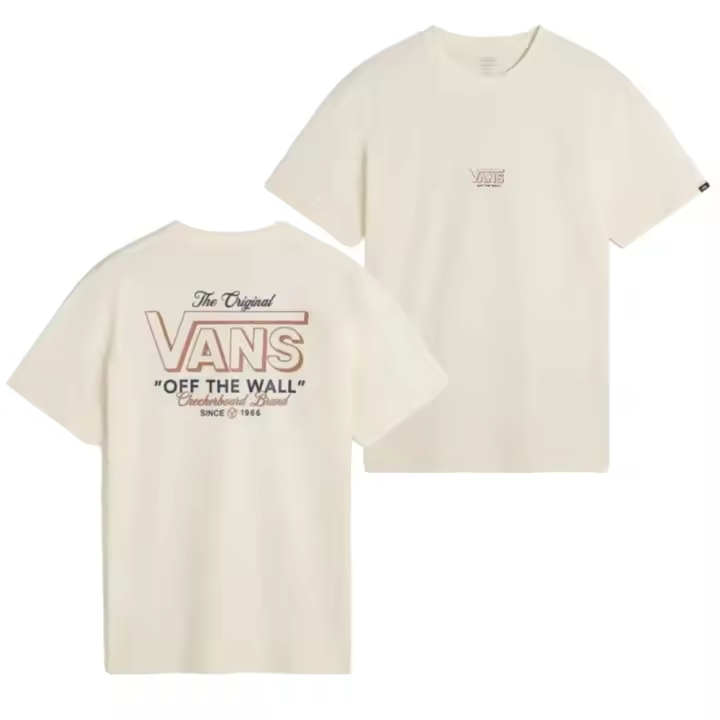 CAMISETA VANS TANDER SS CREW CRUDO BEIGE VN000HWYD991 T SHIRT - 1