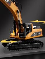 Modelo De Camión Escavador De Nieve 1/50 Escala Juguete De Vehículos De Ingeniería Con Sonido Y Luz Para Niños Regalo De Cumpleaños Metal Amarillo Tamaño Ajustable - details 5