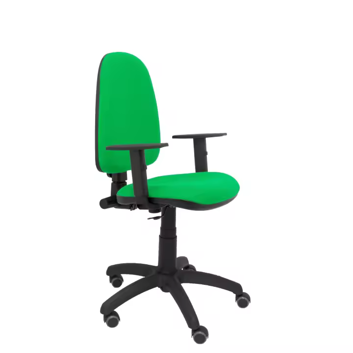 Silla de Oficina Ergonómica Piqueras Y Crespo con Brazos Regulables y Ruedas de Parqué - 1