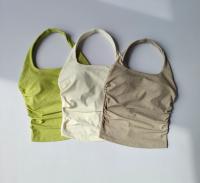 Chaleco Deportivo Para Mujer Con Alforjas Pequeño Y Colgante Estilo De Yoga Material Nylon Capa Interior Con Almohadilla De Pecho Quick Dry - details 1