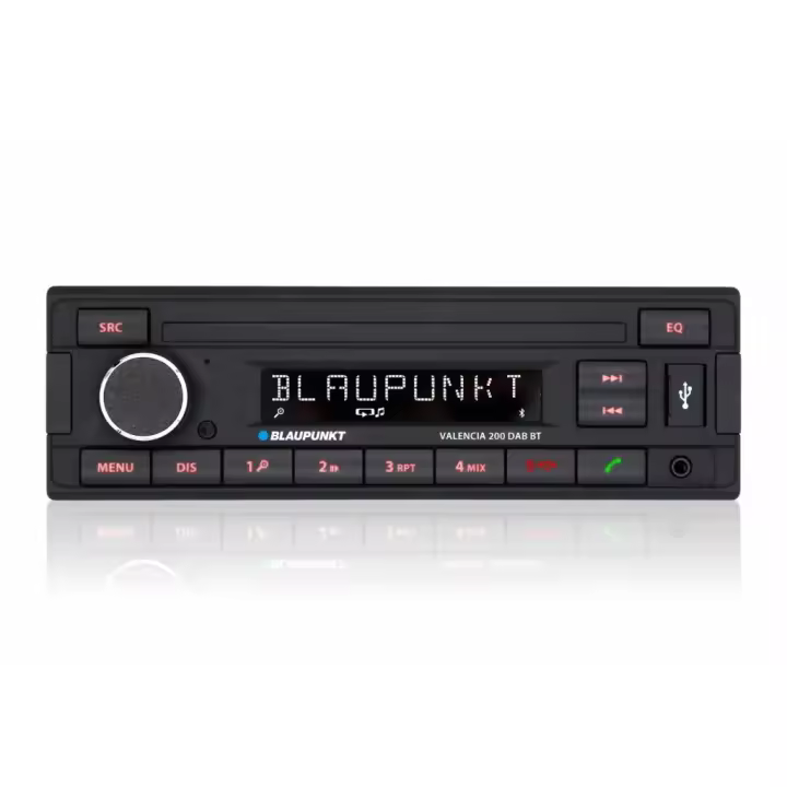 Autorradio BLAUPUNKT VALENCIA 200 DAB BT con sintonizador DAB+ y RDS, Bluetooth con función manos libres, USB/AUX - 1